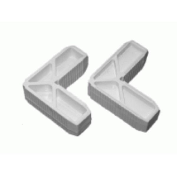 S42 уголок дверной внешний для профиля 42 мм S42 уголок дверной внешний для профиля 42 мм