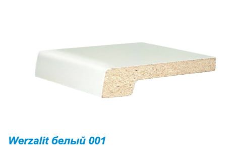 Подоконники ДСП «Werzalit» белый матовый Подоконники ДСП «Werzalit» белый матовый