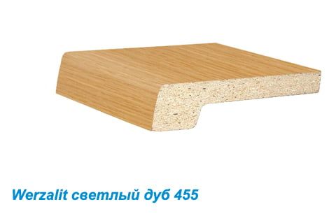 Подоконники ДСП «Werzalit» цветной матовый светлый дуб Подоконники ДСП «Werzalit» цветной матовый светлый дуб