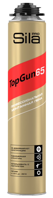 Пена монтажная Sila TopGun 65, летняя