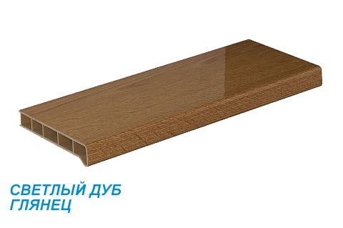 Подоконники пвх «Möller» (Moeller, Меллер) цветной глянцевый светлый дуб Подоконники пвх «Möller» (Moeller, Меллер) цветной глянцевый светлый дуб