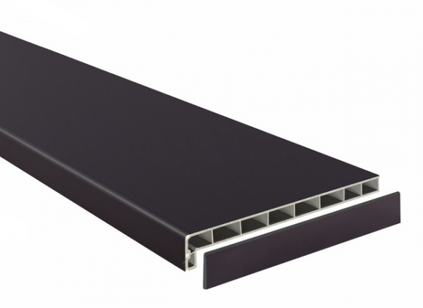 Подоконники пластик «Möller» (Moeller, Меллер) LD-40 чёрный матовый clean touch Подоконники пластик «Möller» (Moeller, Меллер) LD-40 чёрный матовый clean touch