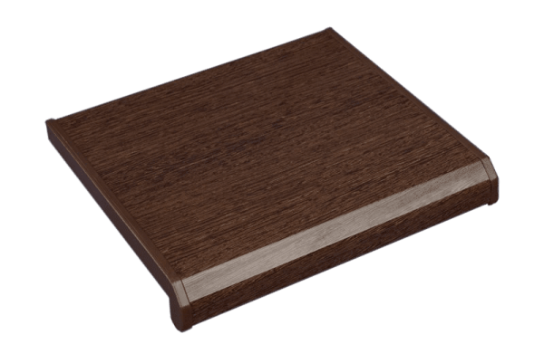 Подоконники пвх «Danke» цветной глянцевый wenge Подоконники пвх «Danke» цветной глянцевый wenge