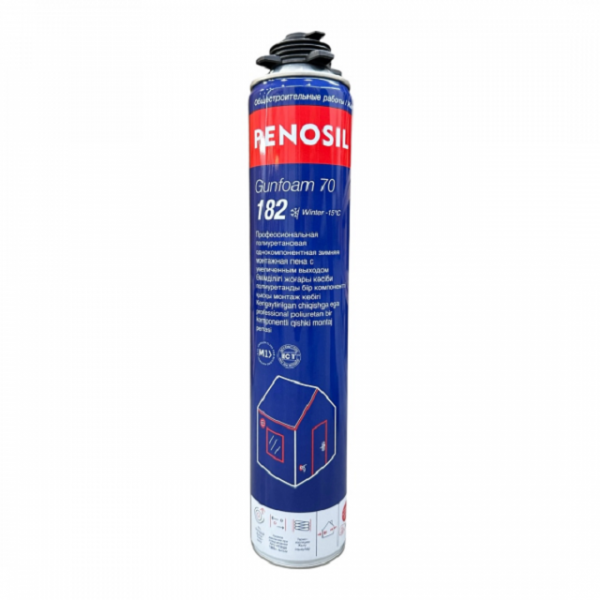 Пена монтажная Penosil Gunfoam 70л 182 Winter (зимняя) Пена монтажная Penosil Gunfoam 70л 182 Winter (зимняя)