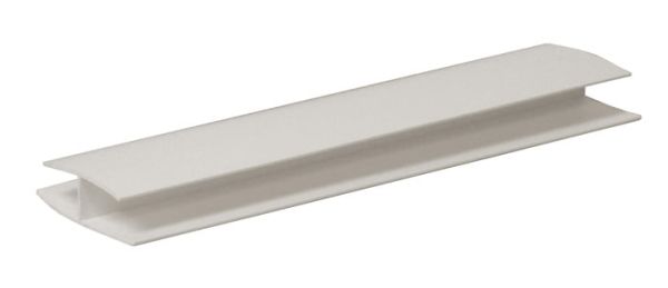 H-образный профиль (стык) для монтажа панелей ПВХ H-образный профиль (стык) для монтажа панелей ПВХ