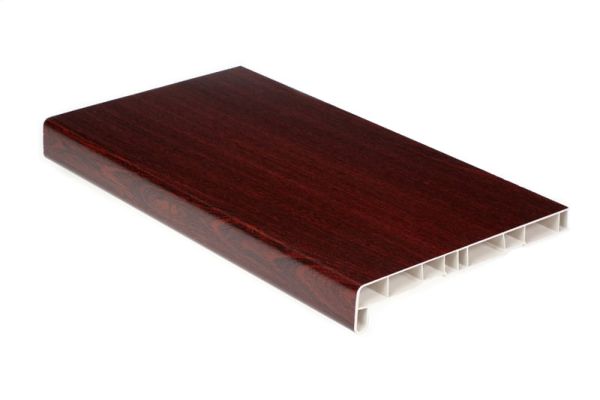 Подоконники пвх «Витраж» цветной матовый махагон Подоконники пвх «Витраж» цветной матовый махагон