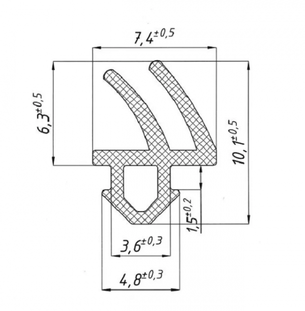 Уплотнители профессиональные ELEMENTIS REHAU 952 (рама/створка) Уплотнители профессиональные ELEMENTIS REHAU 952 (рама/створка)