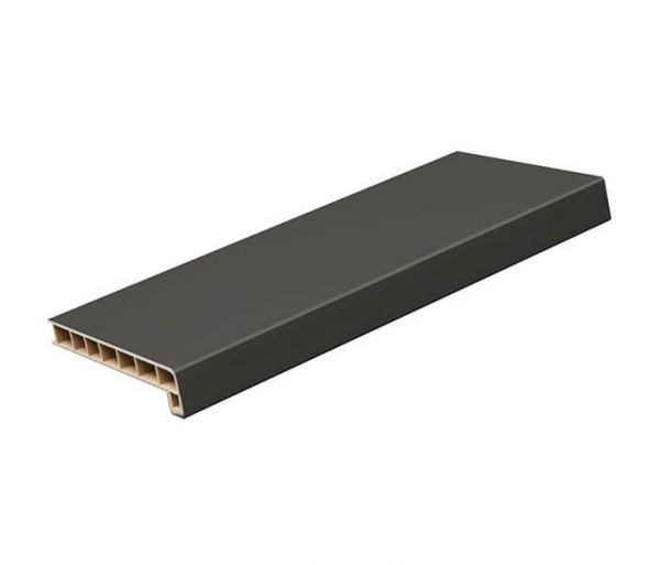 Подоконники пластик «Möller» (Moeller, Меллер) LD-40 серый матовый clean touch Подоконники пластик «Möller» (Moeller, Меллер) LD-40 серый матовый clean touch