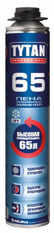 Пена монтажная Tytan Professional 65 зимняя Пена монтажная Tytan Professional 65 зимняя